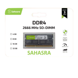 SAHASRA 4GB DDR4 LAPTOP RAM 2666Mhz SAHASRA 4GB DDR4 LAPTOP RAM 2666Mhz