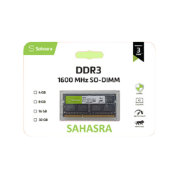 SAHASRA 4GB DDR3 LAPTOP RAM 1600Mhz SAHASRA 4GB DDR3 LAPTOP RAM 1600Mhz